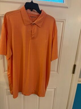 Izod Orange Men’s Short-Sleeve Polo